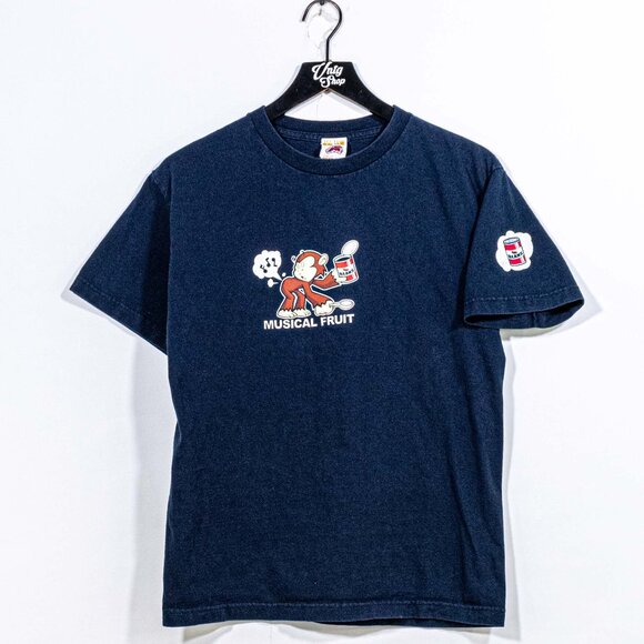 To The Edge Other - Beans Musical Fruit Monkey Joke T-Shirt Prime Cut To The Edge Medium Y2K Skate